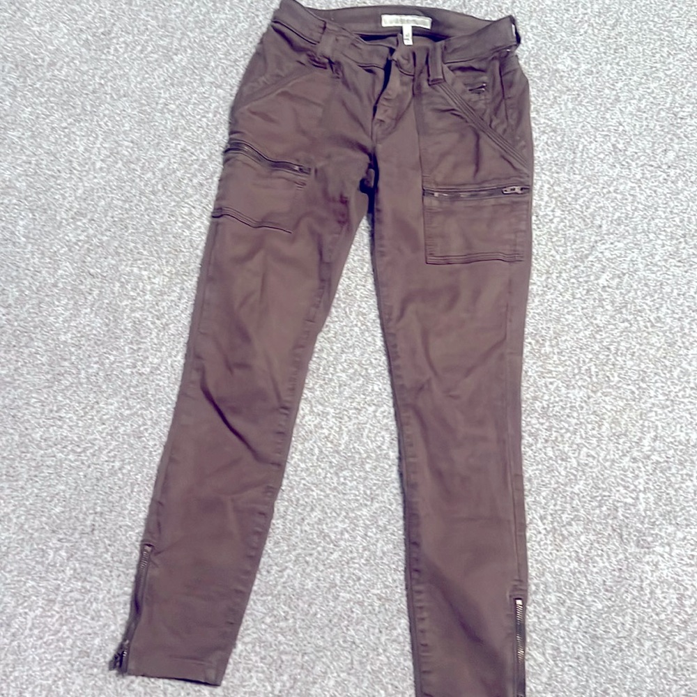 Joie Black Skinny Crop Jeans size 23 park skinny.